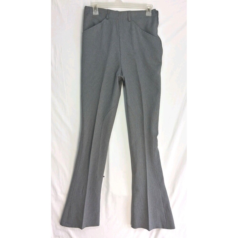 Vintage 80s Reed Hill Show Jodhpur Womens 28x32 Bootcut Gray Pinstripe
